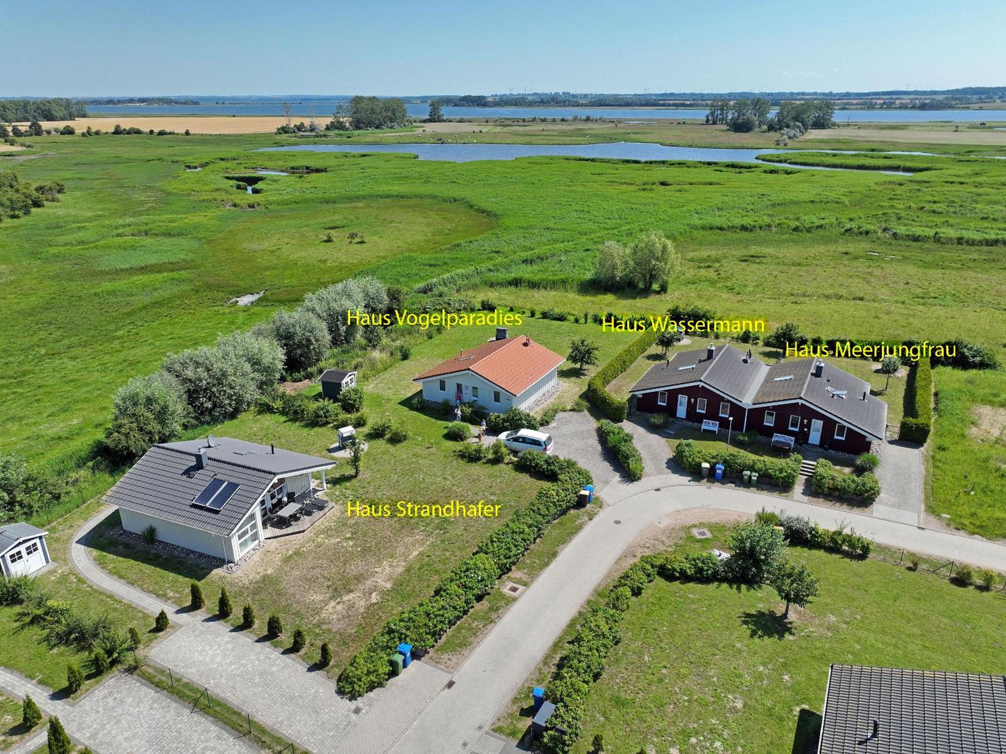 Daenische Ferienhaeuser Am Salzhaff Haus Vogelparadies Poel Exterior foto